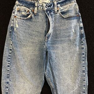 Abercrombie & Fitch Blue Acid Wash Jeans